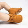 Kidsun 2023 детские ботинки зима теплые повседневные туфли новорожденная крытая девочка для мальчика для малышей первые ходоки для кроватки для кроватки