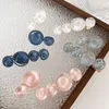 UXSL Retro Ocean Bubble Transparent Blue Jelly Hair Clip Set Bangs Clip for Women Girls Hairpins Geometry Barrettes Headdress