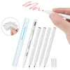 Tattoo Skin Marker Pen Set Tool PMU Tattoo Associory Surgical Skin Marker for الحاجب الثابت