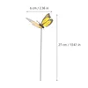 50 Pcs Artificial Butterfly Cuttings Outdoor Pots Dragonfly Garden Stake Lawn Trellis Pvc Support Ring