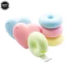 Snoepkleurplakketape Cutter Design of Love Heart/Donut Shape Washi Tape Cutter Office Tape Dispenser School Supply