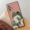 Matte Blätter Monstera Green Hülle für Xiaomi Redmi Anmerkung 11s 10 Lite 11 Pro 11t 8 7 8t 9t 12 9s 10s 9 Silikon Stoßstangenabdeckung