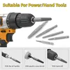 5st Hex Skruv Extraktor Trasiga skadade skruvar Set Drill Bit Broken Screws Extractor Easy Out Bolt Borttagning Träbearbetningsverktyg