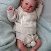 19 In Reborn Reborn Baby Dolls Lifeleke Newborn Girl Full Body Vinyl Silicone Blank Kit Doll