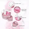 Fleurs décoratives Cadeau de la Saint-Valentin pour petite amie éternel rose bijoux de bijoux conservés vraies mères cadeaux d'anniversaire femmes