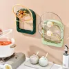 Wall-Mounted Pot Lid Holder U-shaped Groove Design Hanging Holder for Pan Pot Cover Rack Kitchen Organizer Storage Shelf