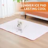 Dog Mat Cooling Summer Pad Mat For Dogs Cat Blanket Sofa Breathable Pet Dog Bed Summer Washable For Small Medium Large Dogs Car 240411