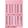 Falsche Wimpernpaare mit Perlglitzer glänzender Bühnenaugen Make -up natürlicher dicker Curling Eyelash Extension Party Cosplay Drop Delive otya5