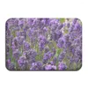 Maty do kąpieli 1PCS Lavender Print Mat Kitchen na drogi podłogowe powitalne drzwi wejściowe