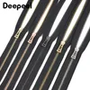 2/4 / 10yards 3 # 5 # Metal Zipper Tape Decorative Zip Coil Repair Kit Sac Veste Veste Home Textile Couse Supplies