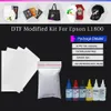 Vilaxh A3 L1800 DTF Digital Garment Printer Directly Transfer Film For Any Material Garments With PET Film DTF Ink DTF Powder