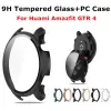 Beschermende pc -hoes voor Amazfit GTR 4 Tempered Glass Film Smart Watch Protective Bumper Shell Cover voor Huami Amazfit GTR4 GTR 4