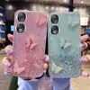 Ready Stock Phone Case for Honor 90 Pro 5G Luxury Starry Sky Fjärilar Transparent Moft Back Cover