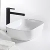Bacino da piano di lavaggio a lavabo in ceramica per lavabo in ceramica del bagno per bacino singolo con rubinetto 360*330*135 mm