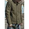 사냥 재킷 전술 군사 유니폼 네이비 N1 데크 슈트 USN 남자 가을 겨울 두꺼운면 재킷 야외 캠핑 하이킹 울 코트