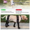 Dog Apparel Adjustable Pet Booties For Dogs Waterproof Anti-slip Shoes With Fastener Tape Protectors Dirty