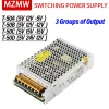 MZMW T-50 Triple Output Switching Power Supply 50W AC 110V 220V DC T-50A T-50B T-50C T-50D 5V 12V 15V 24V -5V -12V Driver SMPS