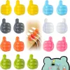 Organizador de cabo criativo Clipe Holder Thumb Hooks adesivo Fio Gancho do gancho do gancho de armazenamento Porco para fone de ouvido Home Carro de mouse