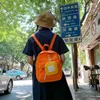 Sac à dos 2024 Fashion féminin mini couleur solide Small épaule sac à dos simples sacs d'étudiants décontractés voyageant