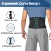 Brace arrière pour les hommes et les femmes respirant la taille lombaire du bas du dos à la ceinture de soutien pour la sciatique Hernia Disc Scoliosis Douleur de dos