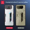 Caso de proteção XUNDD para Asus Rog Telefone 6 7 Pro Phone 6D Ultimate Case, PCTPU Airbags CHEGLA DE CHOQUE DE CHOQUE, TRANSPARENTE