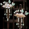 Fairy Hairpins Clipe de cabelo para mulheres Chinesas Acessórios para cabelos de hanfu meninas Flor Pearl Tassel Capace