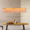 Nordic Style Long Tassel Chandelier Art Retro Restaurant Diner stół kuchenny sklep sklep hanginglamp oprawy