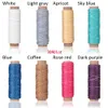 30m/roll Durable DIY Flat Hand Stitching Leather Sewing Line Waxed Thread Cord