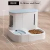 New 3L Pet Cat Food Bowl Dog Automatic Feeder With Dry Food Storage Cat Drinking Water Bowl High Quality Safety Material