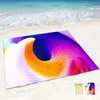 Mat de psychédélique coloré de plage coloré
