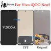 AMOLED / TFT Black 6,62 tum för Vivo IQOO NEO5 V2055A LCD Display Skärm Touch Digitizer Assembly Panel Replacement