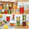 Storage Bottles 3 Pcs Aluminum Lid Mason Jars Small Honey Container Plastic Sealing Pot Jam Fruits Pet