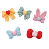 Dekorativa blommor 20/50/100st Färgglada harts Bowknot Flat Back Bow Tie Crafts Diy Hairpin Earrings Phone Patch Decor Hårknappar