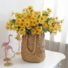 Decoratieve bloemen 20 gesimuleerde lange stengel kleine madeliefjes zijden huis pography decoraties wilde chrysanthemums