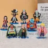 Ein -Stück -Anime -Figur Set Luffy Ace Hancock Mihawk Unterrichten Borsalino Spielzeug große Größe PVC -Figuren Sammeln Modellpuppen Set Spielzeuggeschenk