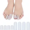 Guardas protetores de dedo do dedo do dedo do pé para os pés proteger os pés protege o dedo do pé proporciona alívio do milho calo bolhas de martelo dos dedos dos pés encravados