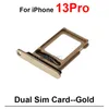Single Dual SIM Card Tray Slot With Waterproof Rubber Ring Replacement Parts For iPhone 13 Pro 13pro