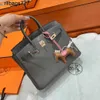 Frauen Leder Bk Handtaschen Taschen handgefertigtes Honig Wachsfaden Togo Kalb