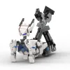 Angel Bunny Girl Mecha Mobile Suit Robot Build Block Toy Figure Birdy Armor Wing Knight Samurai Brick Model Dift Kid Prezent