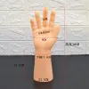 1Pair 14 tum manlig mannequin hand för displayhandskar titta på smycken ring armband män modell handhållare show