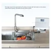 Ultradźwiękowy zlew zmywalny zlega wolnostojąca instalacja domowy pędzel typu pędzla do mycia warzyw leniwy automatyczny