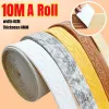 10 mètres / rouleau 3D Match Sticker Mur Trim Ligne Plinthe Border Decor Auto Adhesive Ménage imperméable Privent de pliments muraux