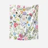 Floral Soft Flannel Deken - All -Season, Multipurpose gezellige worp voor thuis- en reizen, hedendaagse stijlcadeau