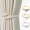 Luxury Curtain Metal Strap Spring Curtain Clip Free Punching Hook Advanced Elegance Storage Buckle Wholesale Clip De Cortina