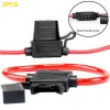 5/10pcs 12V 30A INSERT EN LIGNE ADAPTATEUR MINI MINI BLADE HOLDER SPLACH-INCROPE POUR LES SOCKET