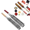 Outils BBQ GLILL PANKEUR BRAGACE VERRONNABLE GRALL GRILL AVEC MAISE DE POIGNE DE BOIS POUR LEGÉGES DOG