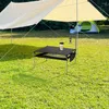 Camp Meubles Camping Table en alliage en aluminium Portable Place compacte pliante ultra-légère avec poteau léger pour pique-nique RV