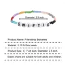 Bracelets de charme 11pcs Swiftie Perle LETTRE ELASTIQUE PARTETLET PARTIE