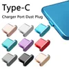 Legering anti Dust metalen plug Micro/Type C/IP -oplader Dock Stopper Laadpoort Cap voor IP 13 Pro Max Samsung Galaxy S22