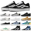 Ontwerpers Casual schoenen Old Skool Van Skateboard Canvas Sneakers Black White Mens Dames Fashion Loafers Outdoor Tennis Flat-Til